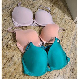 Victoria's Secret Bra Set - Pink, Peach, Teal